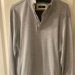 Hugo Boss Quarter Zip Top, Size L